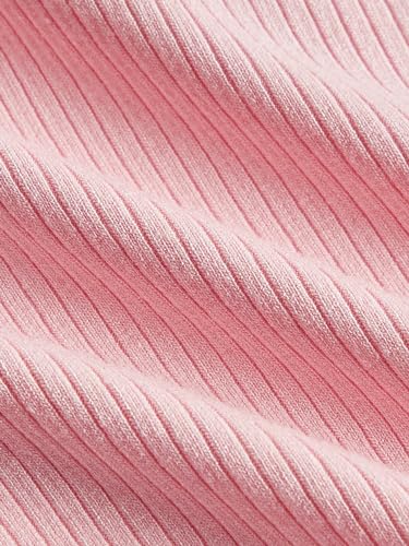 Floerns Girl's Spaghetti Strap Lace Trim Bow Front Lettuce Trim Cami Top3