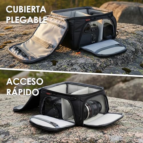 Compartimento interior acolchado TARION ShellCore S de alta protección para SLR 4