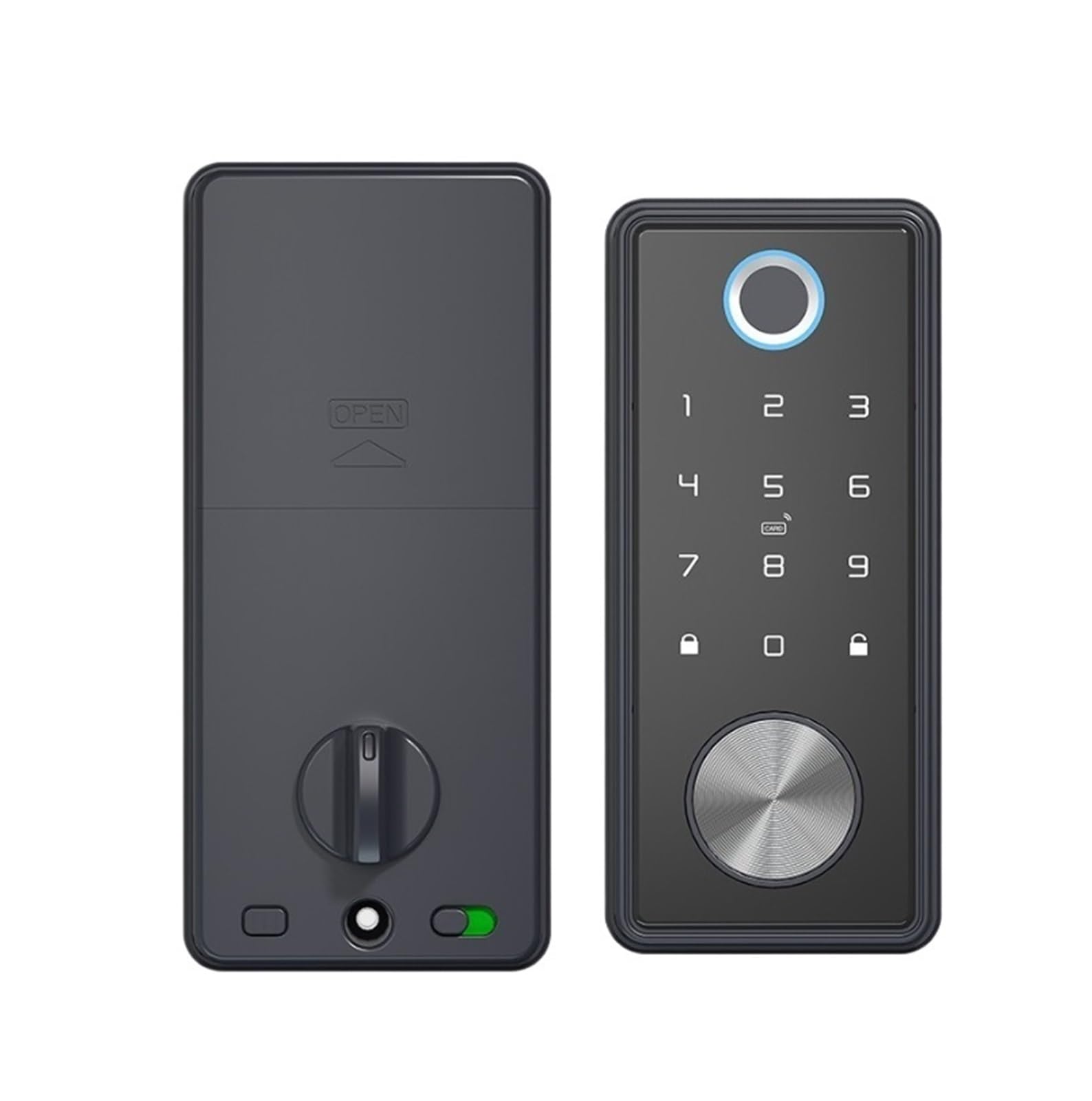 Arunasc Nero Door Locks Fingerprint Smart Locks For Front Door Touchscreen Electronic Deadbolt Door Lock With App Control, For Office Smart