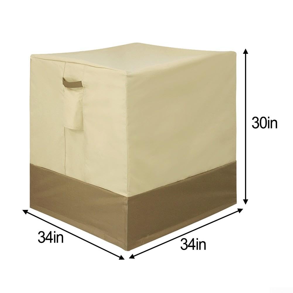 Außenklimaanlage Abdeckung UV-Schutz 30x30x32cm(34 * 34 * 30in)