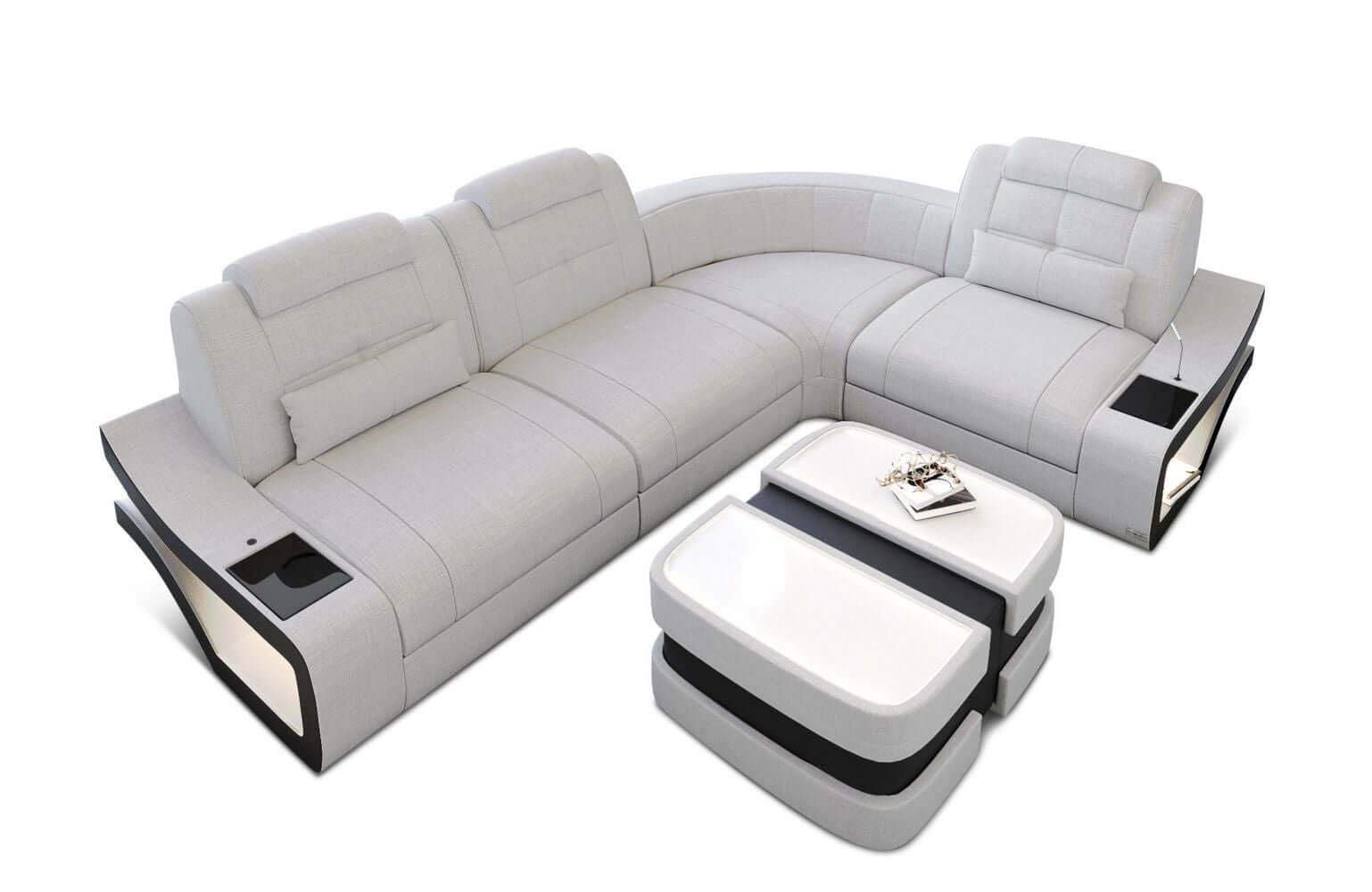 Sofa Dreams Stoff Ecksofa Elena L-Form