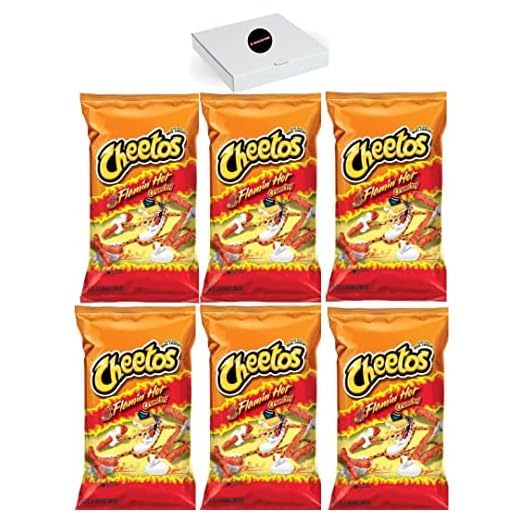 Cheetos Flamin Hot Crunchy, 56 g, 6 Stück