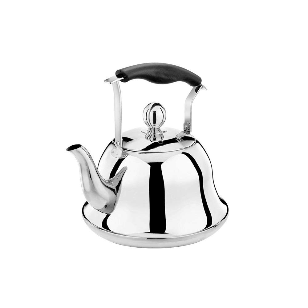TYUHDUYUR Whistling Kettle Infuser Loose Leaf Stainless Steel Teapot Tea Stove Induction Stove Kettle