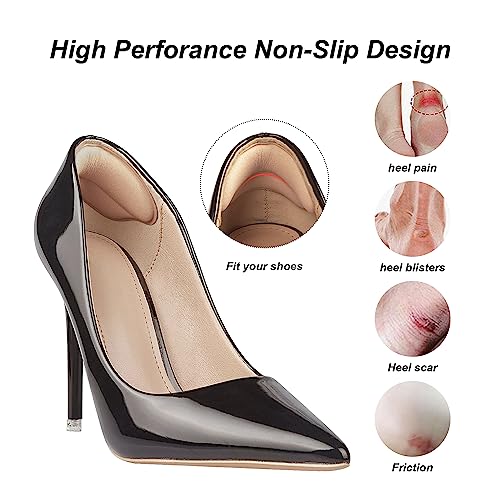 Foam Heel Pads for Shoe That are Too Big Inserts Grips, Back of Heel Cushions Protectors Liner Slip Pads,Blisters,Filler for Loose Shoe (Multicolor)2