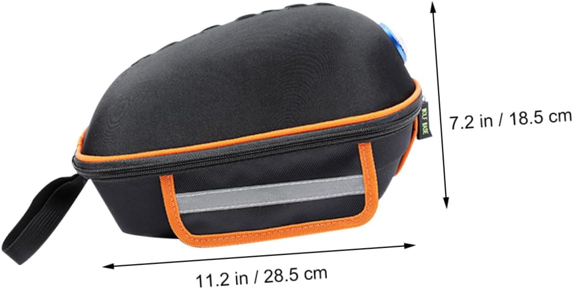 YARNOW 1pc Large Capacity Backseat Shelf Bag Quick Release Tail Bag for Riding Equipment Shell for Outdoor Sports Black-