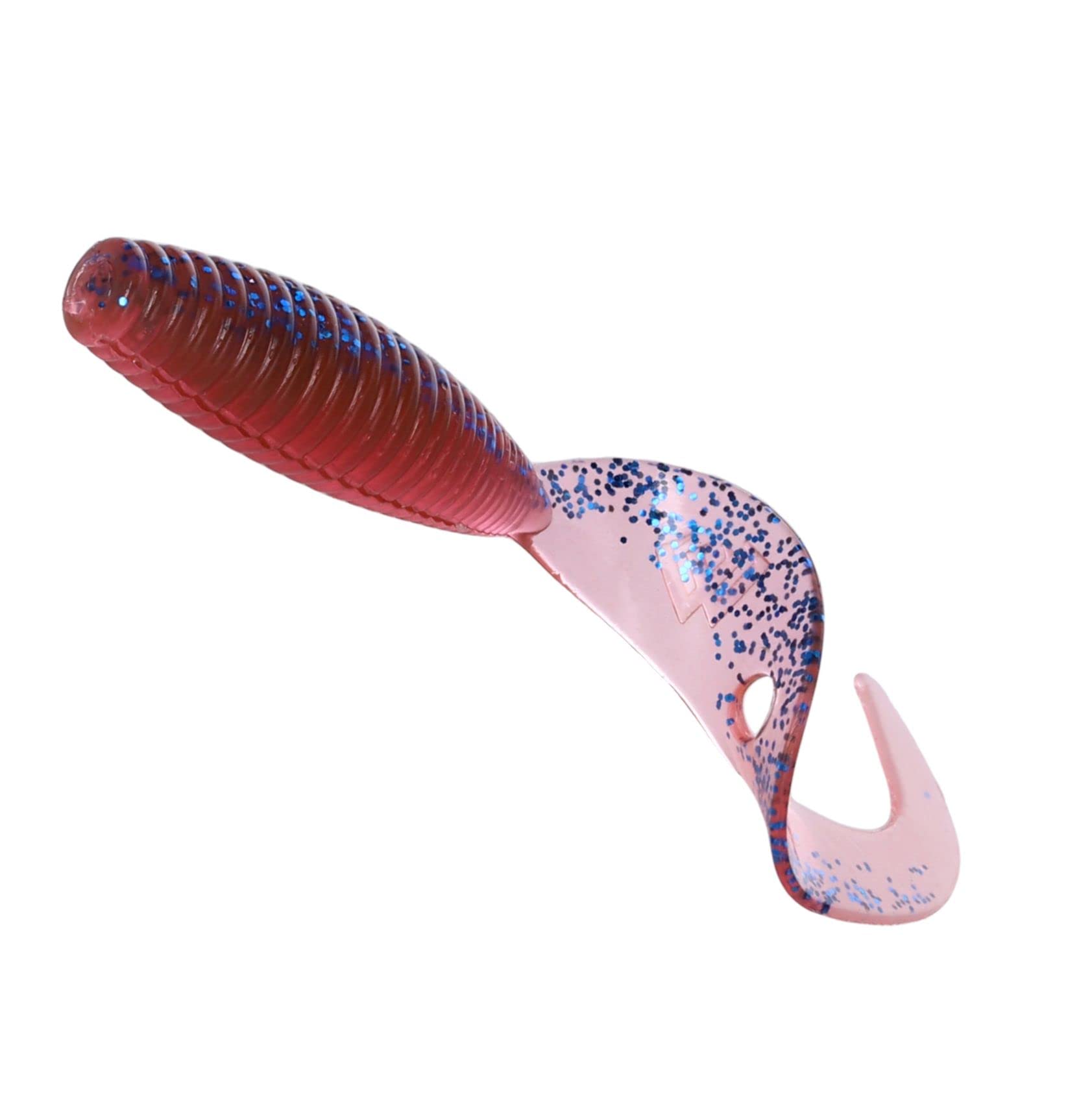 6 x Mikado Twister Softbait gumowe ryby dla początkujących 64 mm Violet Drop Shod