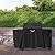 Agustone Grill Cover for Traeger Woodridge Pro/Elite Grills, Outdoor Waterproof BBQ Smoker Cover with Top Handles & Adjustable Straps, Pellet Grill Heavy Duty Accessory- 69x28x47 in, Black