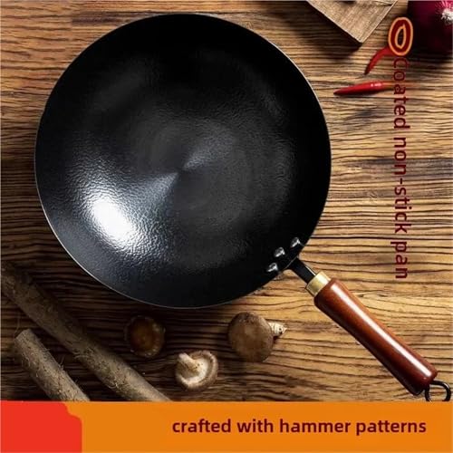 Wok de hierro sin recubrimiento 32 cm sin tapa miniatura 3