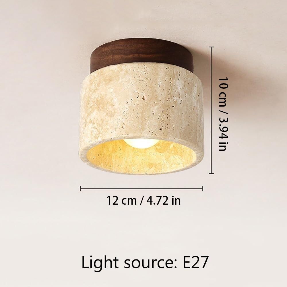 Nowoczesna Marmurowa Lampy Sufitowa Do Montażu Podtynkowego, Lampy Sufitowa W Stylu Nordyckiego Minimalizmu Do Kuchni, Pralni, Małego Przedpokoju