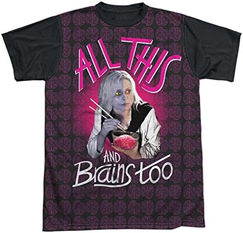 iZombie- Brains Too Black Back T-Shirt Size XXL Apparel