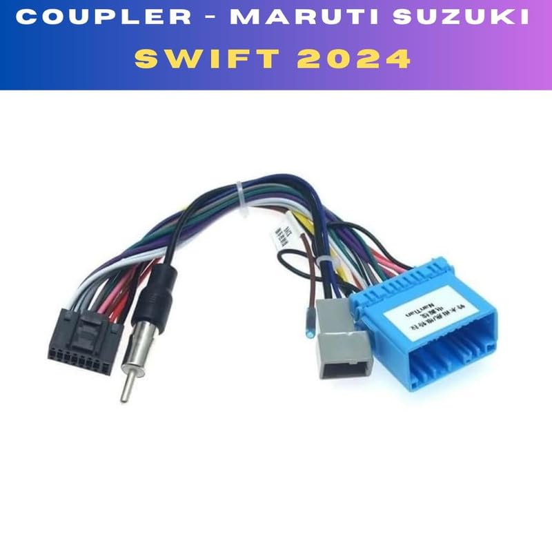 Image of Audio Wheels Car Mount Android Frame ABS300 Plastic Material 9 inch with Wiring Suitable for Base Model for Maruti Suzuki Swift 2024