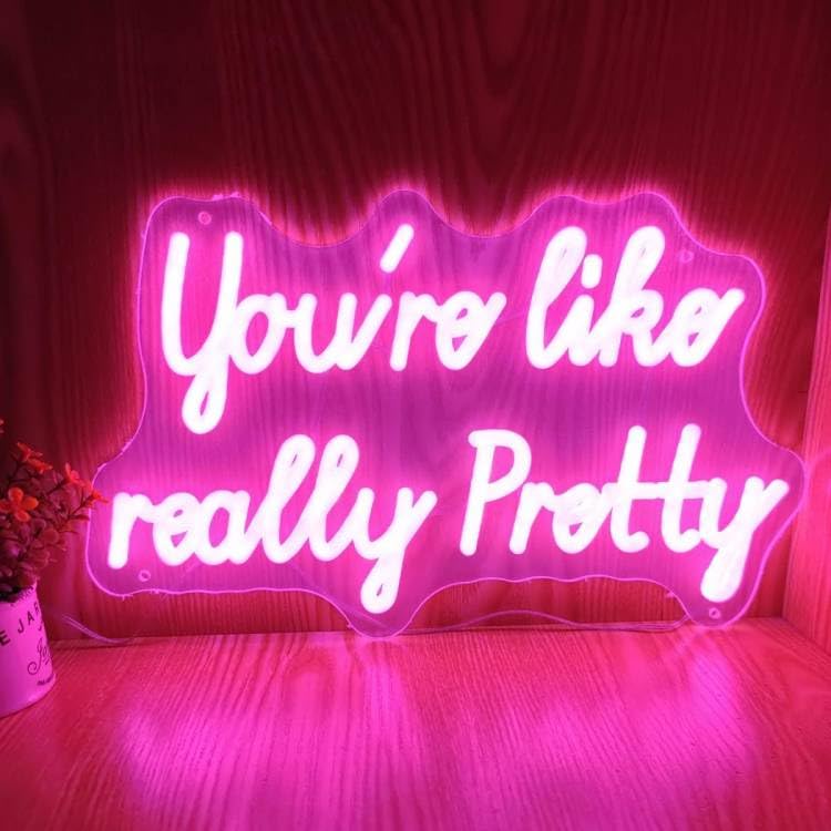 You like really pretty Led Neon Sign 15 * 9 inch, Pink neon lights with USB for Room decor,neon sign for Wall decor,Birthday,light up sign for wedding sign,Bacelorette Party,Bedroom,Gift
