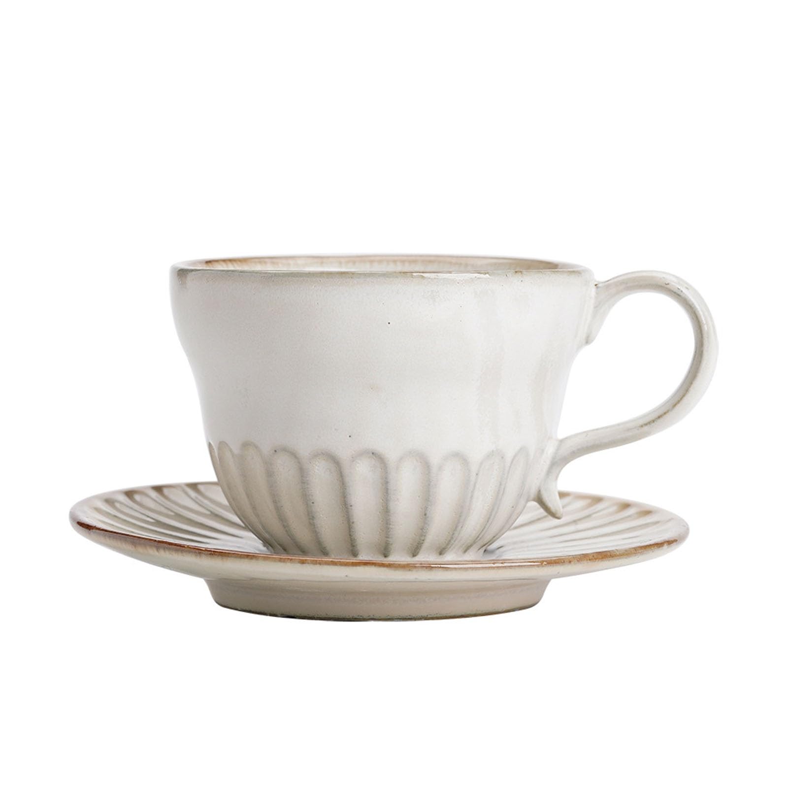 Juego de taza y platillo de café, porcelana china, estilo inglés, juego de té y café de 2 piezas para uso doméstico y restaurante