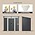 Gizoon 6' x 4' Outdoor Storage Shed with Sliding Doors, Versatile Metal with Anchors, Tool Shed with Transparent Panel Windows, Outdoor Storage Clearance for Backyard, Patio, Garden Dark Gray