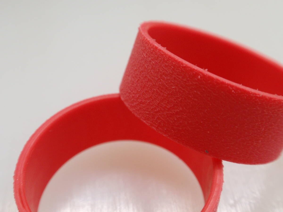 az 大径ローハイト ペラ 肉厚1.2mm ミニ四駆/赤/1.2mmに限り段付き変更可/段無0.8mm1.0mm1.5mmに変更可ハ