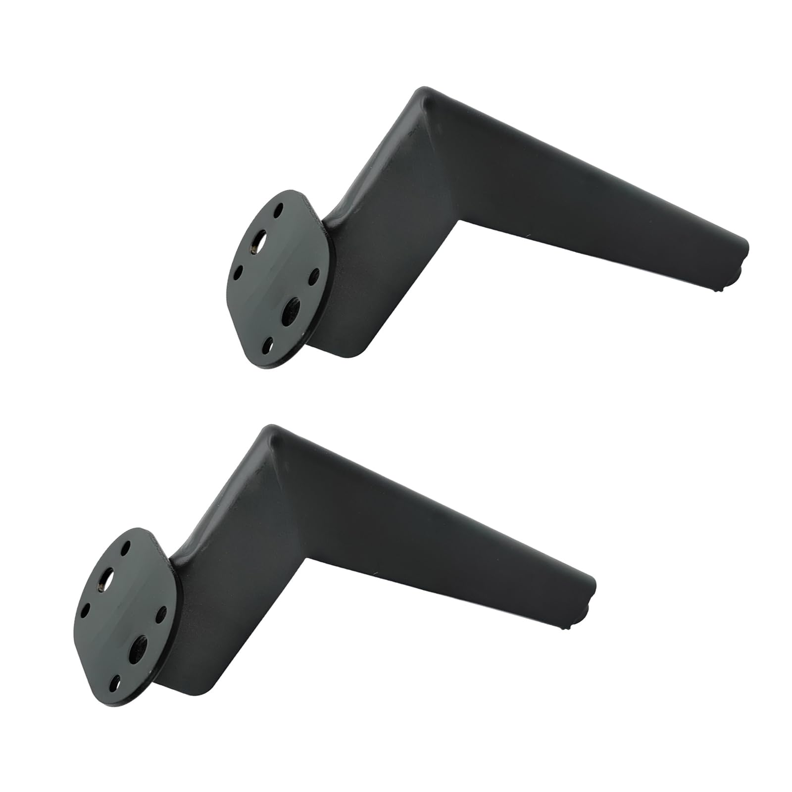 hogtnd "7" Shaped Sofa Legs, Metal Cabinet Feet for Heavy Furniture, Sturdy Support with Threaded Mounting Holes, Metal Cabinet Legs