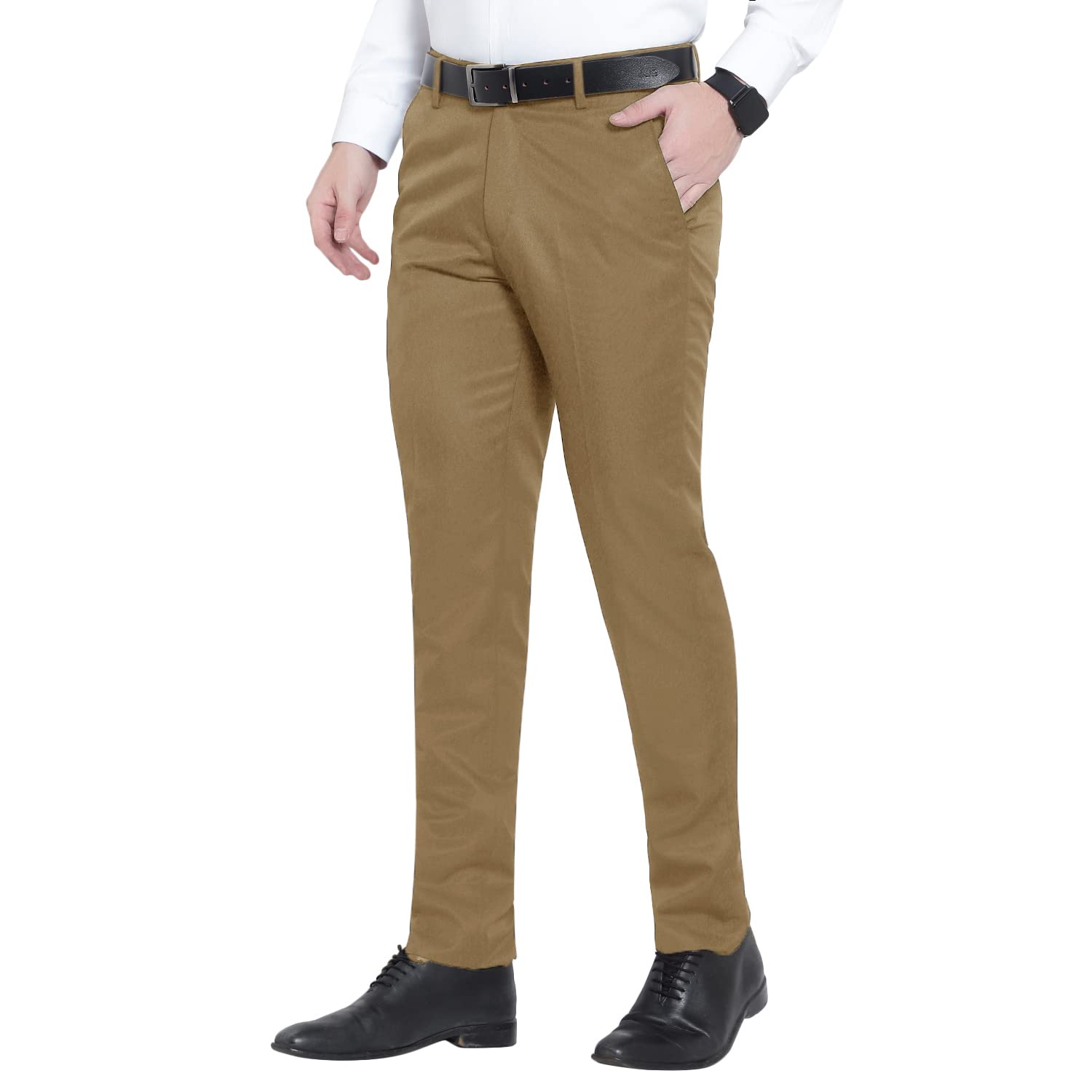 Men's Slim Fit Formal Trousers-picture-14