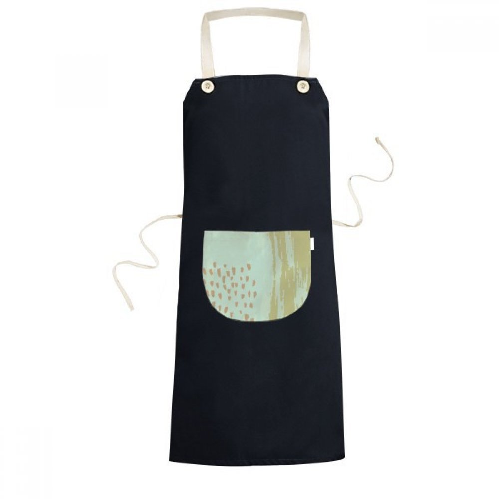 Tablier de cuisine anti-taches réglable Matcha motif plantes avec poche