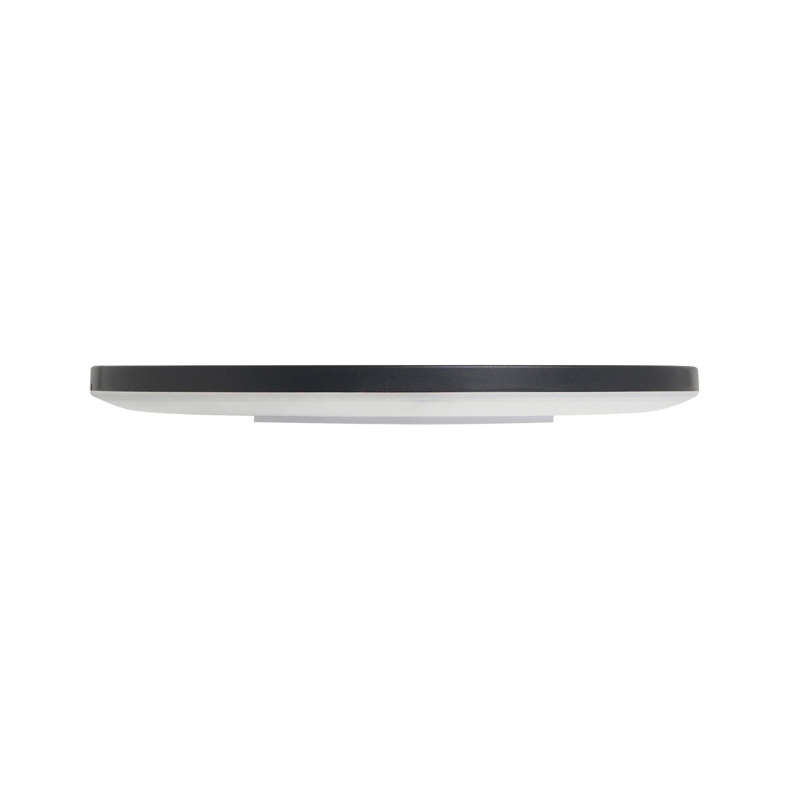 Lampa sufitowa płaska plafon okrągły LED panel natynkowy 42 cm czarny Velora