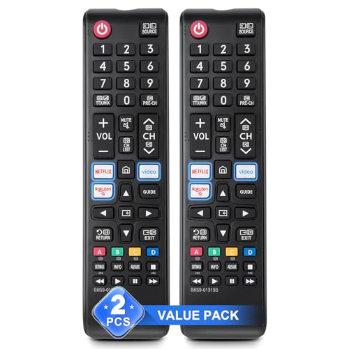 【Pack de 2】 Télécommande de Remplacement Universelle pour TV Samsung – Compatible avec TV...