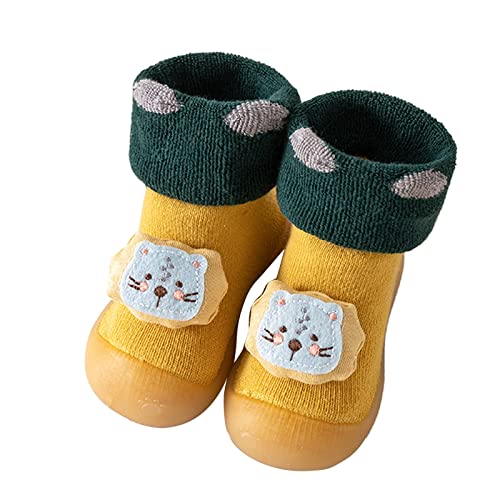 Baby Sock Shoes,Infant Toddle Footwear Winter Shoes Soft Bottom Indoor Non Slip Warm Floor Cartoon Animal Socks Shoes