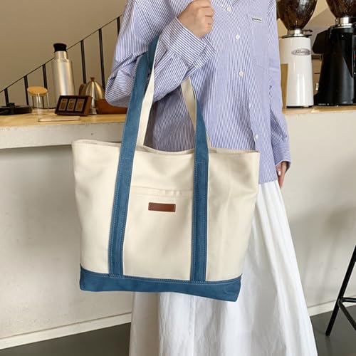 Large Beach Bag for Women Waterproof Sandproof Durable Beach Essentials Vacation Canvas Tote Cute Summer Swim Pool Bag Trendy4