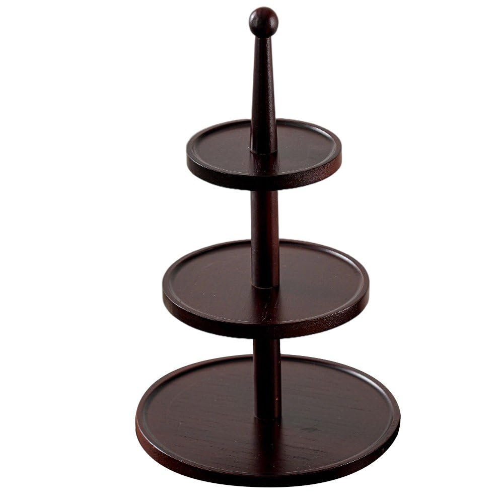 Cupcake Display Stand Multi-layer Afternoon Tea Stands Wooden Pastry Serving Tray Cake Fruit Dessert Tower for Birthday Wedding