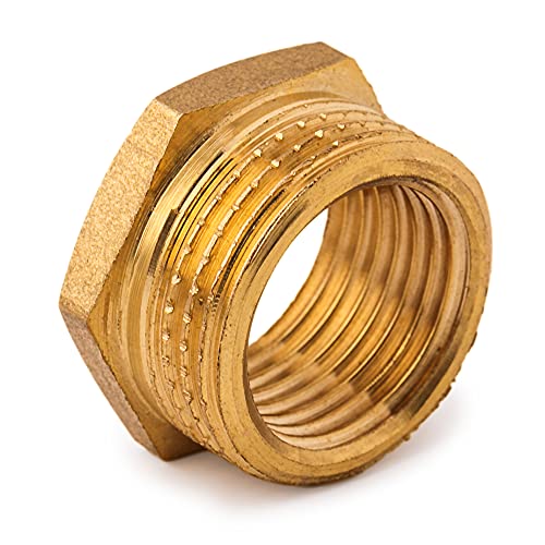 10 x PACCO BUSSOLA IN OTTONE BSP CONNETTORE