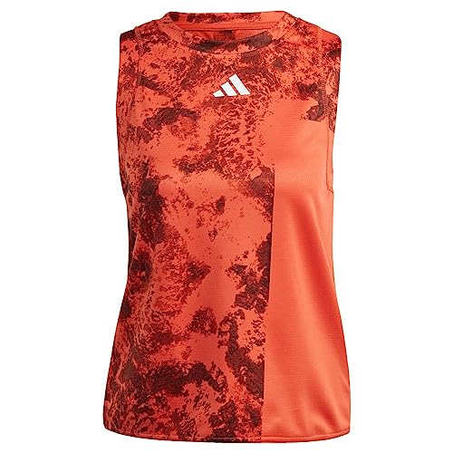 Adidas Women's Tennis Paris Heat.rdy Match Tank Cami Shirt, Preloved Red, Medium
