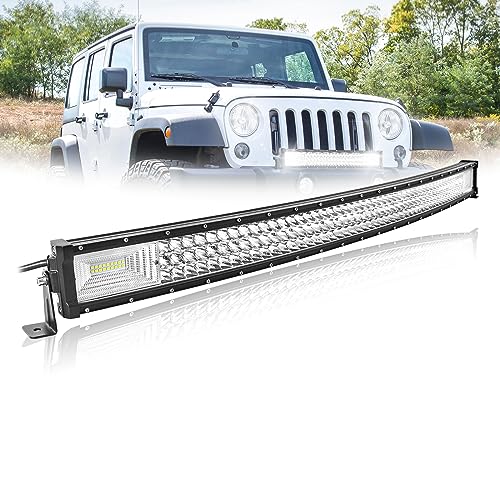 Barre lumineuse LED 7D pour explorer les pistes en quad et véhicule tout-terrain