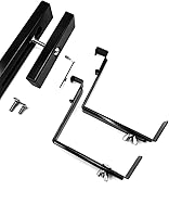 Vista 7 de Hold It Mate Kit de soporte universal ajustable de 20 pulgadas para jardinera, incluye 2 soportes inferiores resistentes ajustables de 5.5 a 8.5