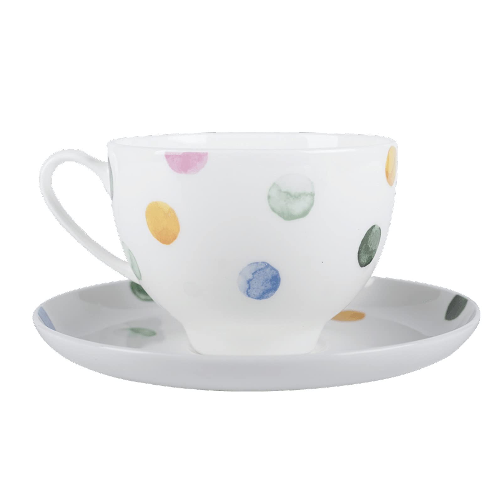 Taza de café Bone China, Taza de café con platillo, té de la Tarde, Taza de café de cerámica Fresca y Sencilla para el hogar, Taza de café de 250ML