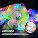10Pcs Light Up Scrunchies Valentine's Day Party Favor, Gifts for Girls LED Scrunchy Hair Ties for Women & Girls Hair 80s, Glow in the Dark Party Supplies Festival Rave Accessories for Neon Glow Party
