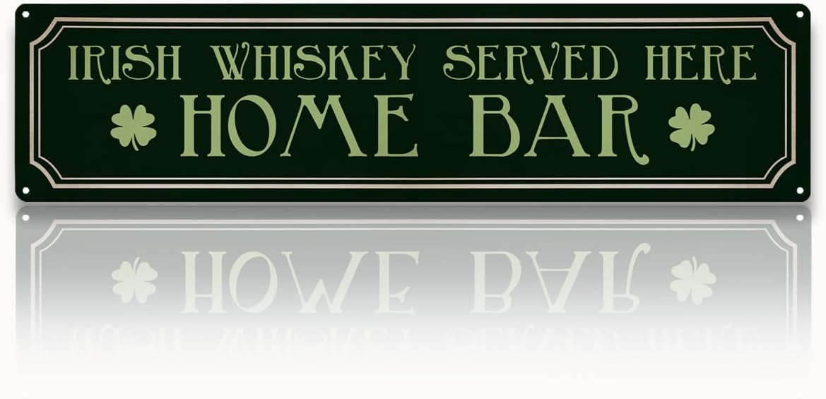 Rustic Wall Art for Bar Decor, Classic“The Speakeasy – Prohibition Ends Here” Vintage Metal Tin Sign, Plaque for Bar, Pub, Man Cave, Indoor/Outdoor, 15.8 x 4 Inch