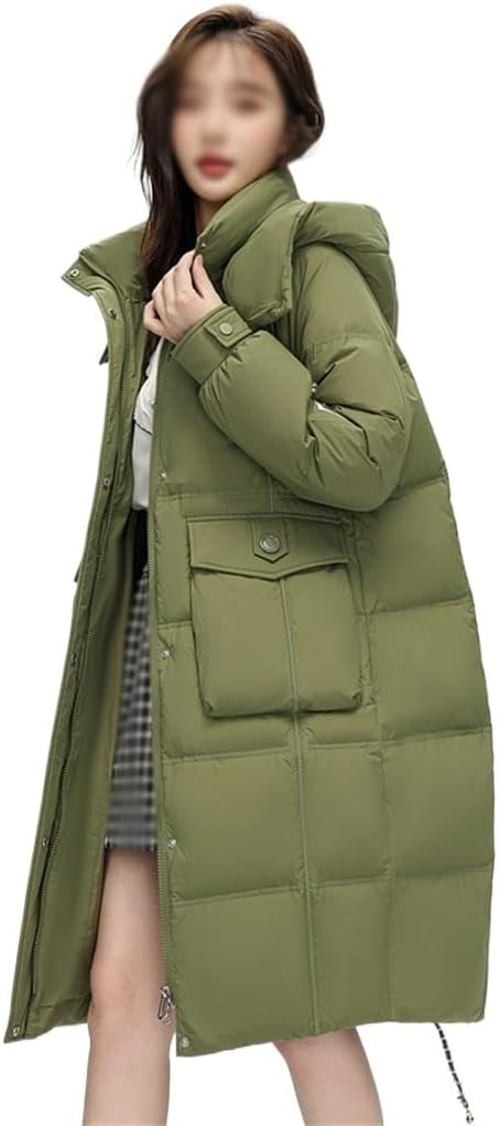 Autumn And Winter Casual Ladies Down Jacket Warm Straight With Big Pockets