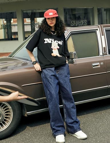 Y2k Baggy Jeans Mens Denim Jeans Wide Leg Pants Hip Hop Skater Jeans Oversized Vintage Streetwear3