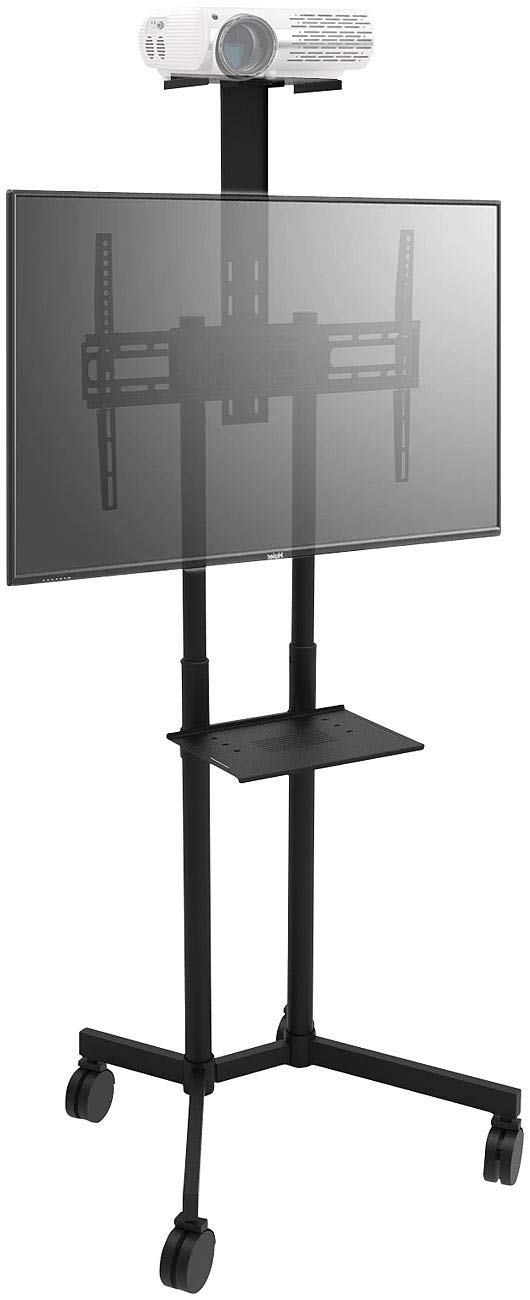 mobile tv trolley con av port e projector 81-178cm