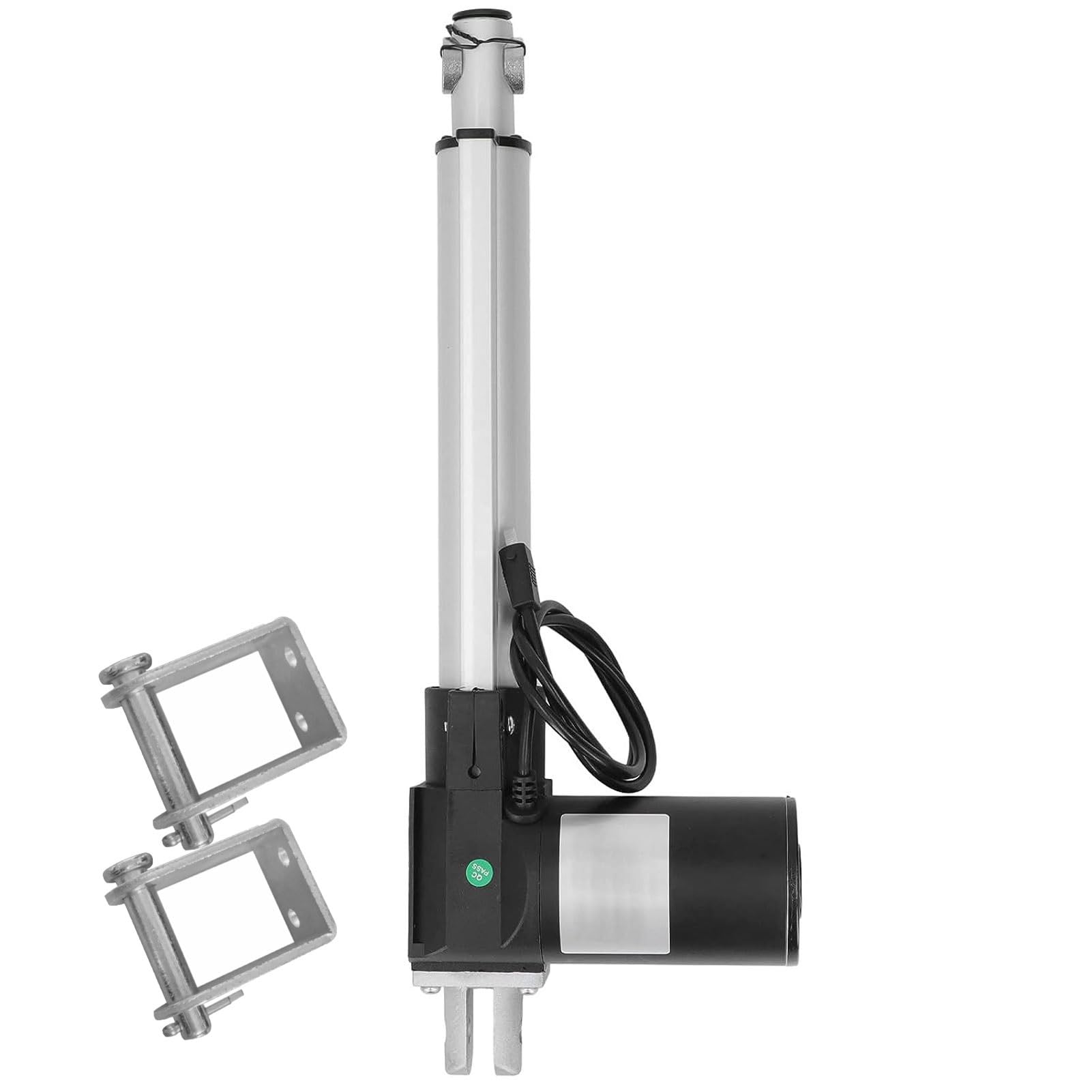 Motor Eléctrico Actuador Lineal DC 12V 24V 100mm 150mm 200mm 300mm 350mm 400mm 500mm 600mm Fuerza 6000N Actuador de Movimiento Lineal con Soporte ( Color : 5mm/s-6000N(600KG) , Tamaño : 24V-500mm )
