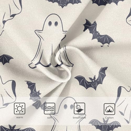 Little Girl Underwear Toddler Panties Kids Undies Halloween Ghost Bats Soft Cotton Briefs 2T-8Y3