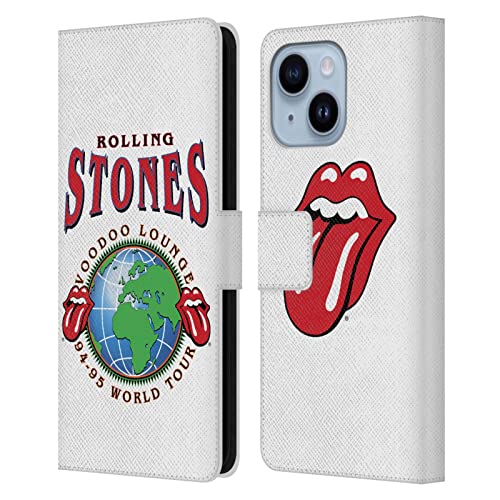 The Rolling Stones étui portefeuille en cuir iPhone 14 Plus Head Case Designs