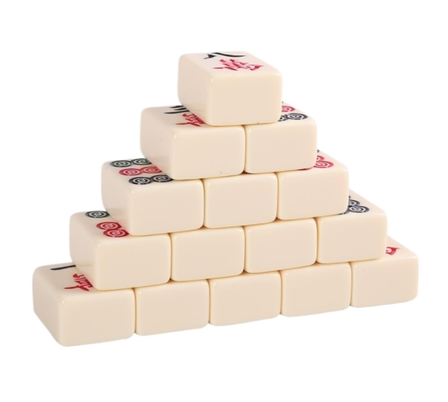 DGSYUAN Mah Jong Set Mahjong Sets Chinese Mahjong Set With Box Classic Full Size Complete Mahjongg Set 144 Tiles Chinese Mahjong(44mm)