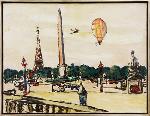 Cuadro Pintura Mural Plaza de la Concordia Max Beckmann Lienzo Decoración 60x90
