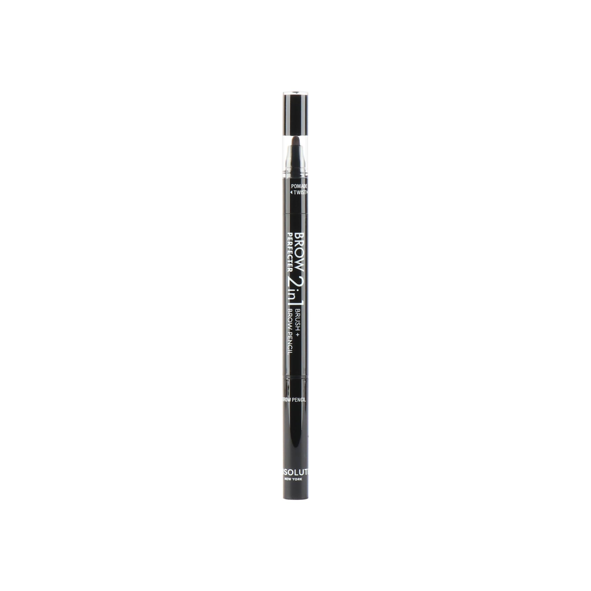 Absolute New York, Honey Brown, 2-in-1 Brow Perfecter, Dual-Ended Brow Tool Honey Brown AEBD03