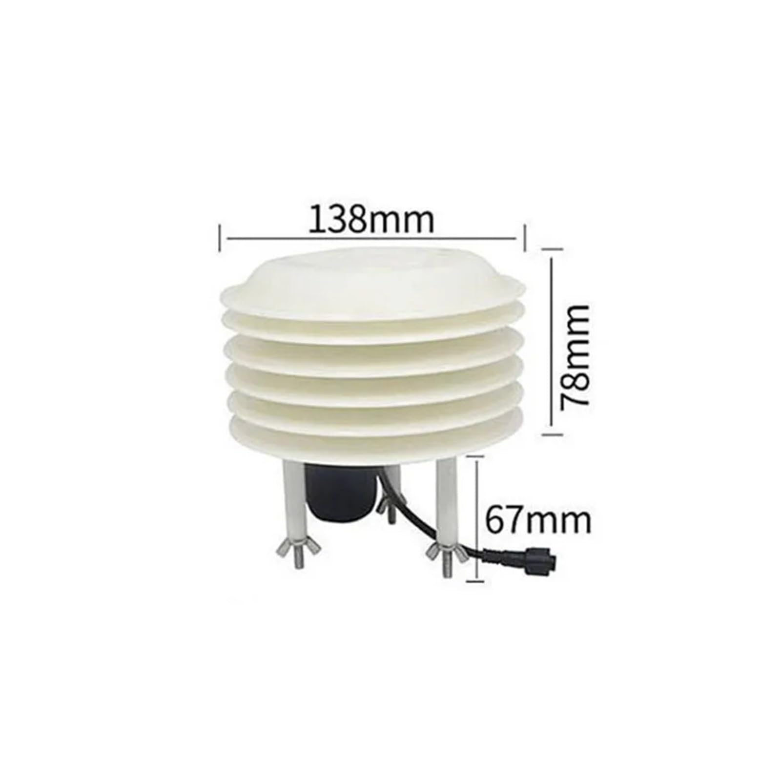 Medidor de nivel de sonido, Sensor de ruido transmisor monitoreo detección sonido medidor decibelios 4-20mA salida analógica RS485 0-5V 0-10V | 3