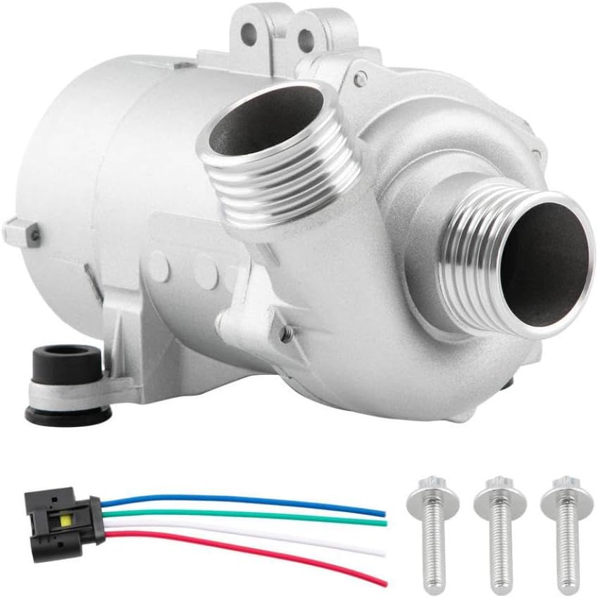 Electric Water Pump With Bolts 11517586925 11517588885 11537549476 Compatible With E90 E60 325i 330i 525i 530i X5 X3 N52 53 Motorcycle Automotive Systems