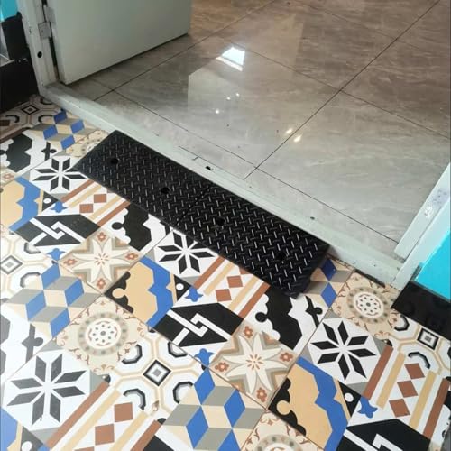 Rampa de goma para bordillo con altura de 1.2 pulgadas, negra miniatura 4