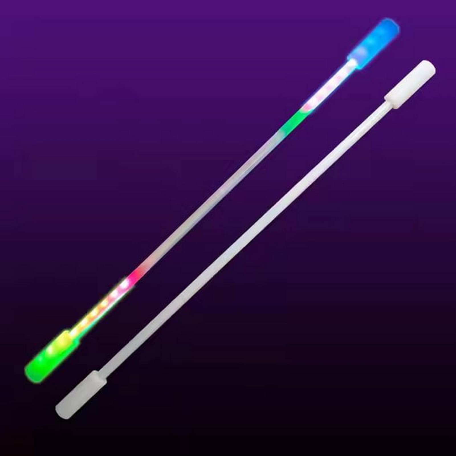 Poi LED Staff, longitud 47.51 pulgadas, impresionante luz – Glow Staff Spinning Fun con control remoto, ideal tanto para principiantes como para artistas profesionales