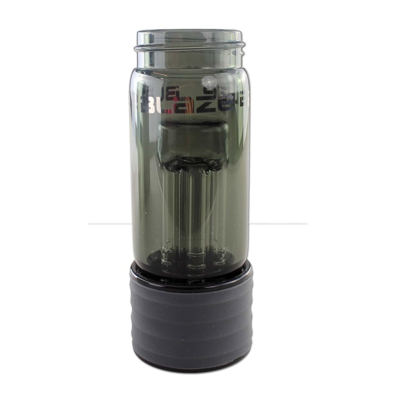 bong- discount.de Blaze Mix+Match 2.0 Baumperkolator 6-Arm schwarz/grau – effiziente Rauchkühlung, Borosilikatglas