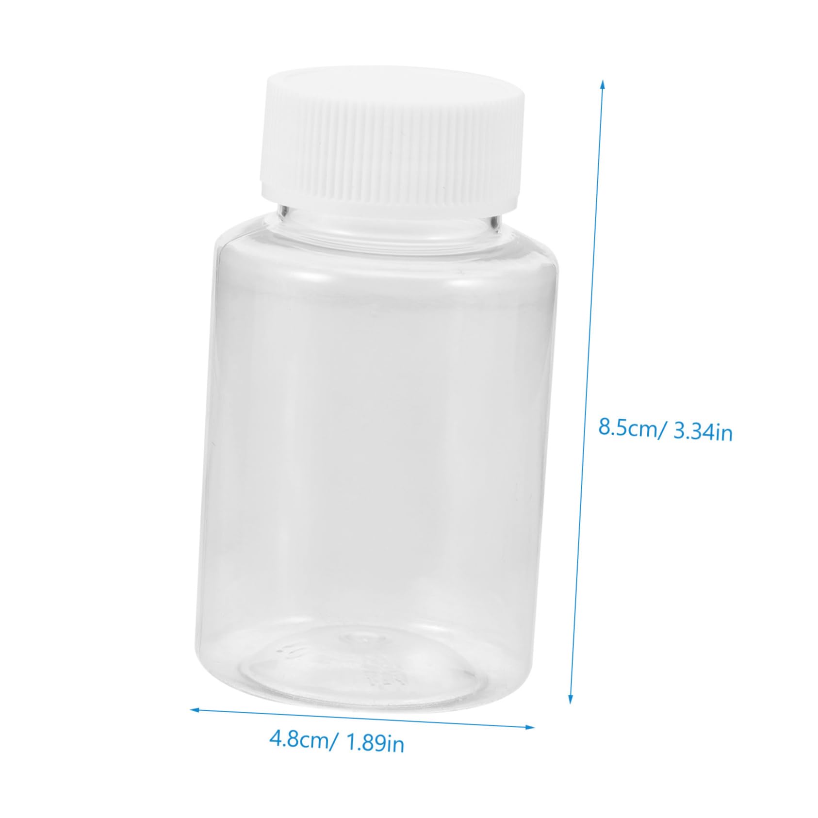 FUNOMOCYA 6 Pack Oil Sample Bottles 100ml Wide Mouth Reagent Bottles Caps Bulk Storage for Laboratory Use