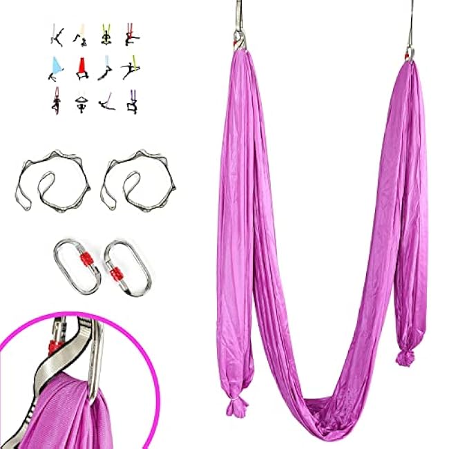 Kojem Yoga Swing Stand w/Yoga Swing Set Body Bundle Safety Belts Yoga Frame Sling Inversion Aluminum